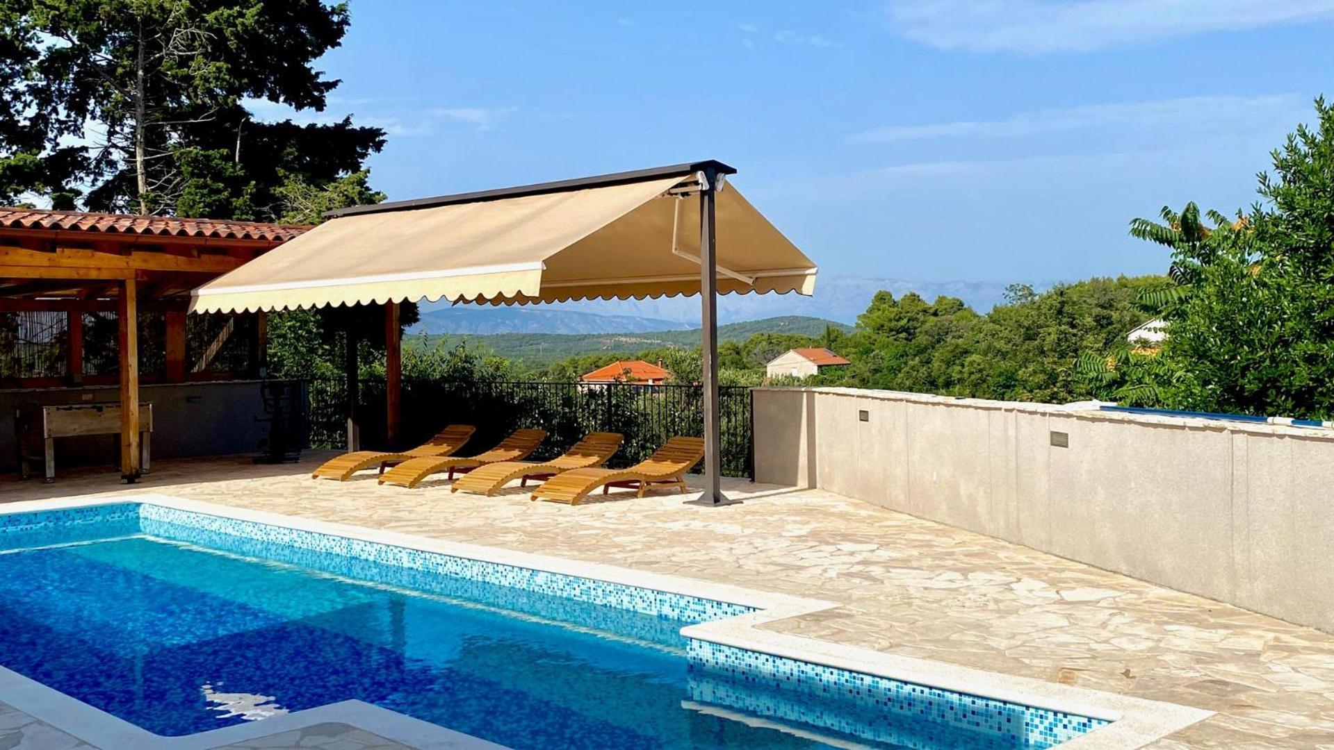 Villa Ploca On Hvar With A Private Heated Pool Dol  Экстерьер фото